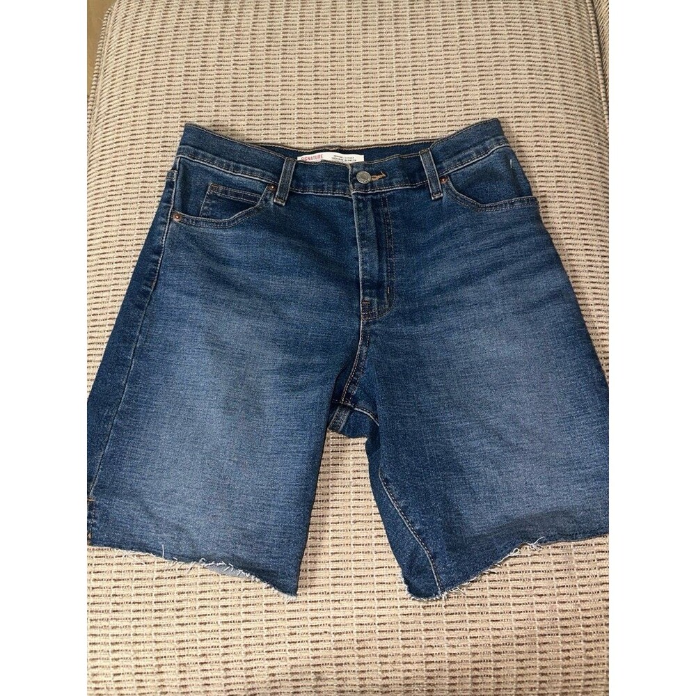 Levi High Rise Bermuda Shorts